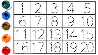 123 Numbers, Counting, Numbers, 1 To 20 Numbers, Numbers Song, Alphabets