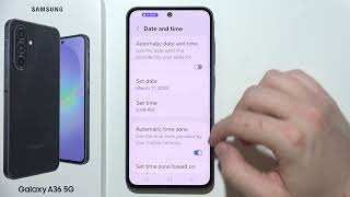 Samsung A36 5G: How to Change Date and Time Settings