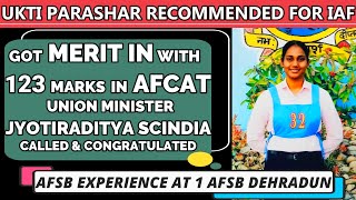 123 Marks in AFCAT... and She Still Made It! | Ukti Parashar's Inspiring Story #cds #ssb #nda #afsb