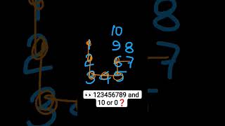 👀123456789 and 10 or 0❓