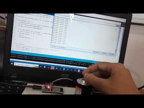 How to connect optical Encoder with ESP32 | ESP32 WROOM