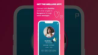 Mellow | New Voice-First Dating App for India #shorts