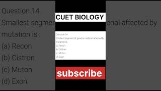 2 most expected questions of CUET BIOLOGY #shorts #cuet2022 #cuetbiology #physicswallah #neet2022