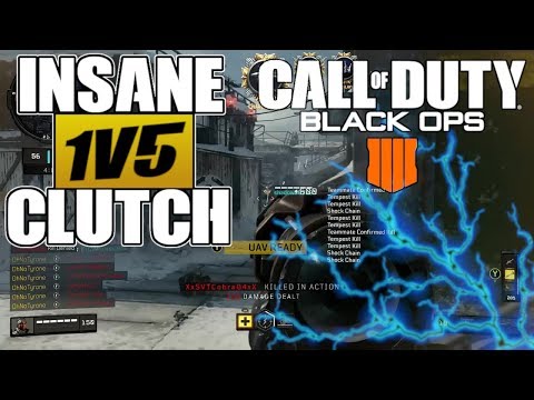 Black Ops 4 Insane Clutch 1v5 Search and Destory