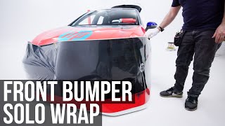 VINYL WRAP ASMR: Front Bumper Solo Wrap VW Golf '24