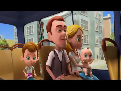 The Wheels On The Bus  English Rhymes - Song For Kids by BOOMBOOM TV