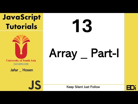 JavaScript Array Part-01