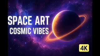 Stunning Space Art with Epic Music | Cosmic Journey in 4K