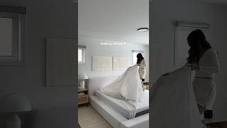 nothing better than the feeling of clean sheets 🤍 #cleanhome #cleaningmotivation #bedroomdesign