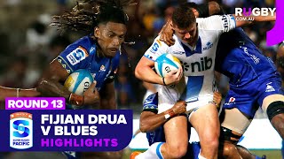 Fijian Drua v Blues Highlights | Round 13 | Super Rugby Pacific 2025