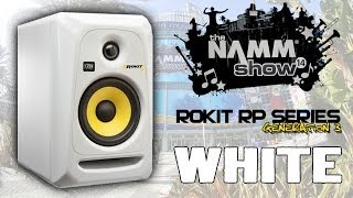KRK Rokit RP G3 Active Studio Monitor in White - NAMM 2014