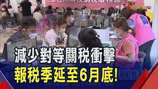 減少對等關稅衝擊！5月報稅季延長到6月底 5/12前完成報稅.7月底退稅紅包入袋｜非凡財經新聞｜20250417