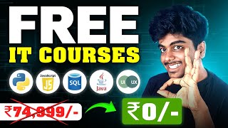 5 Best Free IT Courses Platform to Learn 😱 | Free IT Course with Certificate Tamil