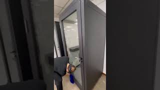 soundproof cabin of single model #officepod #soundproof