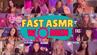 ASMR FAST compilation ❤️ Only women