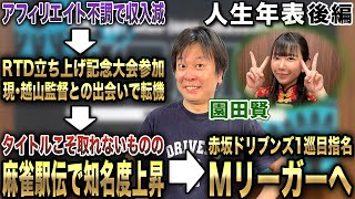 園田賢プロの人生年表-アフィリエイト苦戦～Mリーガーになるまで-【麻雀遊戯ヒストリー】[後編]