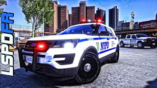 Playing as NYPD in GTA 5! Wild City Patrol with Realistic Police Mods