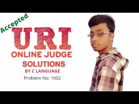 URI Online Judge Solution -- 1002 With C Programming Language.