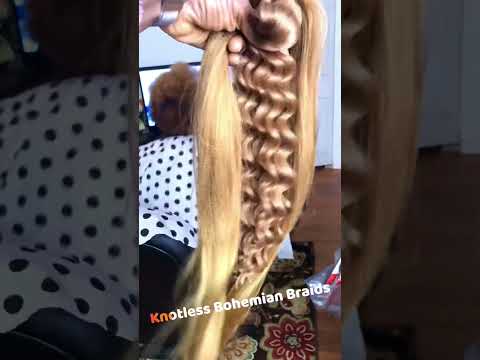 Knotless Braids w/ Boho Curls