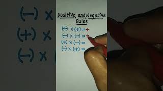 #Maths shorts#Positive and negative rules#*