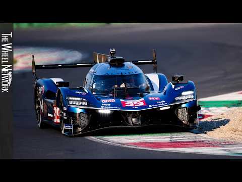 Alpine A424 Hypercar Testing at the Monza Circuit | 2025 FIA World Endurance Championship (FIA WEC)