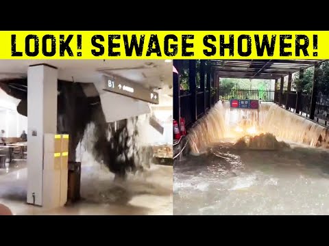 SHOCKING! Malls Flood, Stations Crumble, Ceilings Fall—Is Anywhere Safe in China?