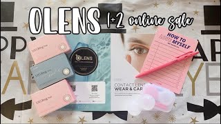 Olens Vivi Ring Contact Lens 1+2 Online Sale | Unboxing Olens Contact Lenses | Korean Contacts Lens