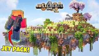 I made my ISLAND FLY in Minecraft Create Mod [#8]