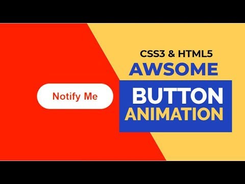 CSS Button Animation - expandable button effect using HTML5 | CSS3 | Javascript
