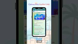 Canva Pro Invite Links #canva #canvapro #canvainvitelink #canva2024 #canvafree
