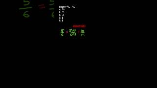 Solving by simplifying fractions