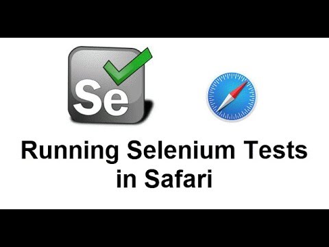 Selenium : Running tests on Safari