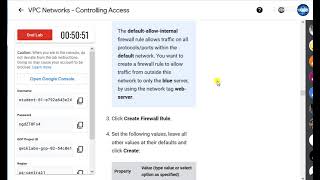 VPC Networks - Controlling Access | [GSP213]