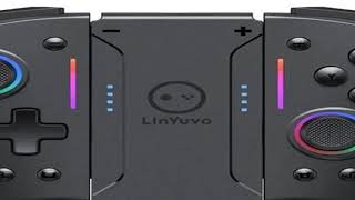 LinYuvo KS42 Meteor Light Wireless Joy-pad with 8 Color RGB Lights for Switch/Lite/OL
