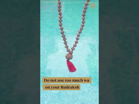 Rudraksha Maintenance