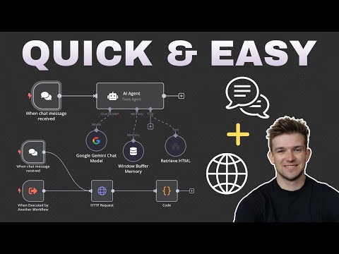 Chat with Any Website Using This n8n AI Chatbot | No Code Tutorial