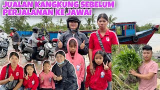 PERTAMA KALI MAIN KEJAWAI TEMPAT CECE KU,PERJALANAN JAUH DAN KITA KENAK HUJAN SEPANJANG PERJALANAN