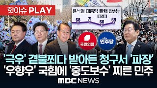 '극우' 곁불 쬐다 받아든 중도민심 청구서 '파장'..'우향우' 국민의힘에 '중도보수' 찌른 민주당 - [핫이슈PLAY] 2025년 2월 23일