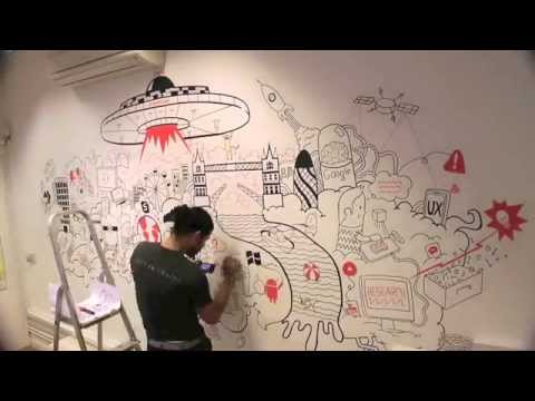Amberlight Wall Illustration