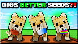 Using Only Seeds My SHIBA INU DIGS UP! (BETTER SEEDS?) | Grow a Garden