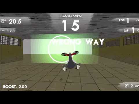 Glowing checkpoints and material switch