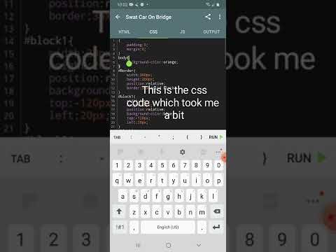 Coding A Swat Car With SoloLearn! My Code Example.