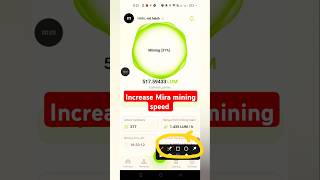 Increase Mining Speed Mira Network | New Mining App Mira Network | Lumira Coin Mining Airdrop