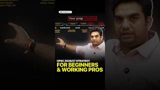 UPSC 2026 / 27 Strategy for Beginners & Working Professionals #upsc #ias#civilserviceexam #education