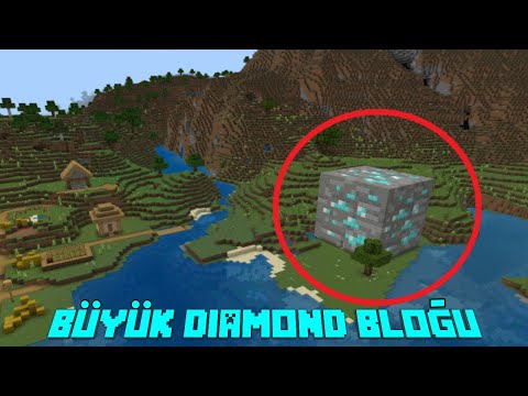 Minecraft Dev Elmas Cevheri Bloğu - Giant Diamond Ore Block Tutorial