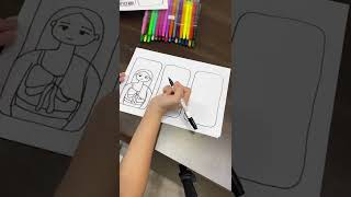휴대폰 그림 튜토리얼 #챌린지메이커 #파트너크리에이터 #챌린지크리에이터 #삼남매 #xzybca #fyp #추천 #유백합튜토리얼