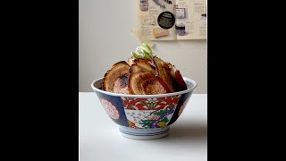 Cha Shu Don with Soy Marinated Jammy Eggs