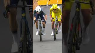 Battle of champions #cycling #tourdefrance #tdf2024 #tadejpogacar #jonasvingegaard #victory