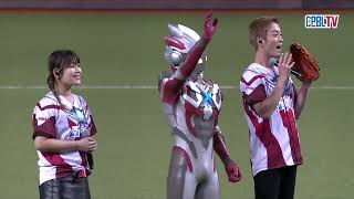 07/26 中信 VS 統一 賽前，邀請到日本重量級團體Voyager帶來經典歌曲演唱及開球儀式