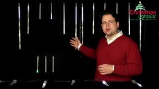 Christmas Light Decorating Ideas: Grand Cascade Falling Icicle Lights